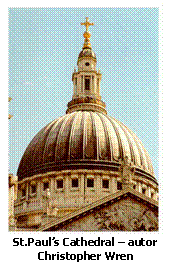 Textov pole:  
St.Pauls Cathedral  autor Christopher Wren
